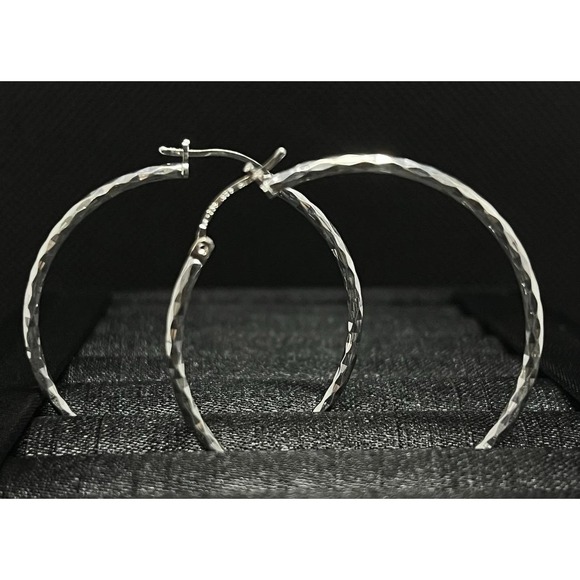 The Unbranded Brand Jewelry - Argollas De Plata 925,Silver Hoop Earrings 925